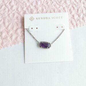 Kendra Scott Elisa Amethyst Pendant Necklace